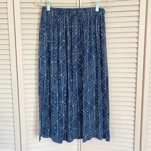 Ali golden geometric print skirt xs/s